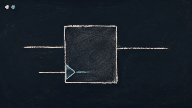 Chalkboard feature illustration for “Das D-Flipflop: Flankengetriggerter Speicher im digitalen Entwurf”