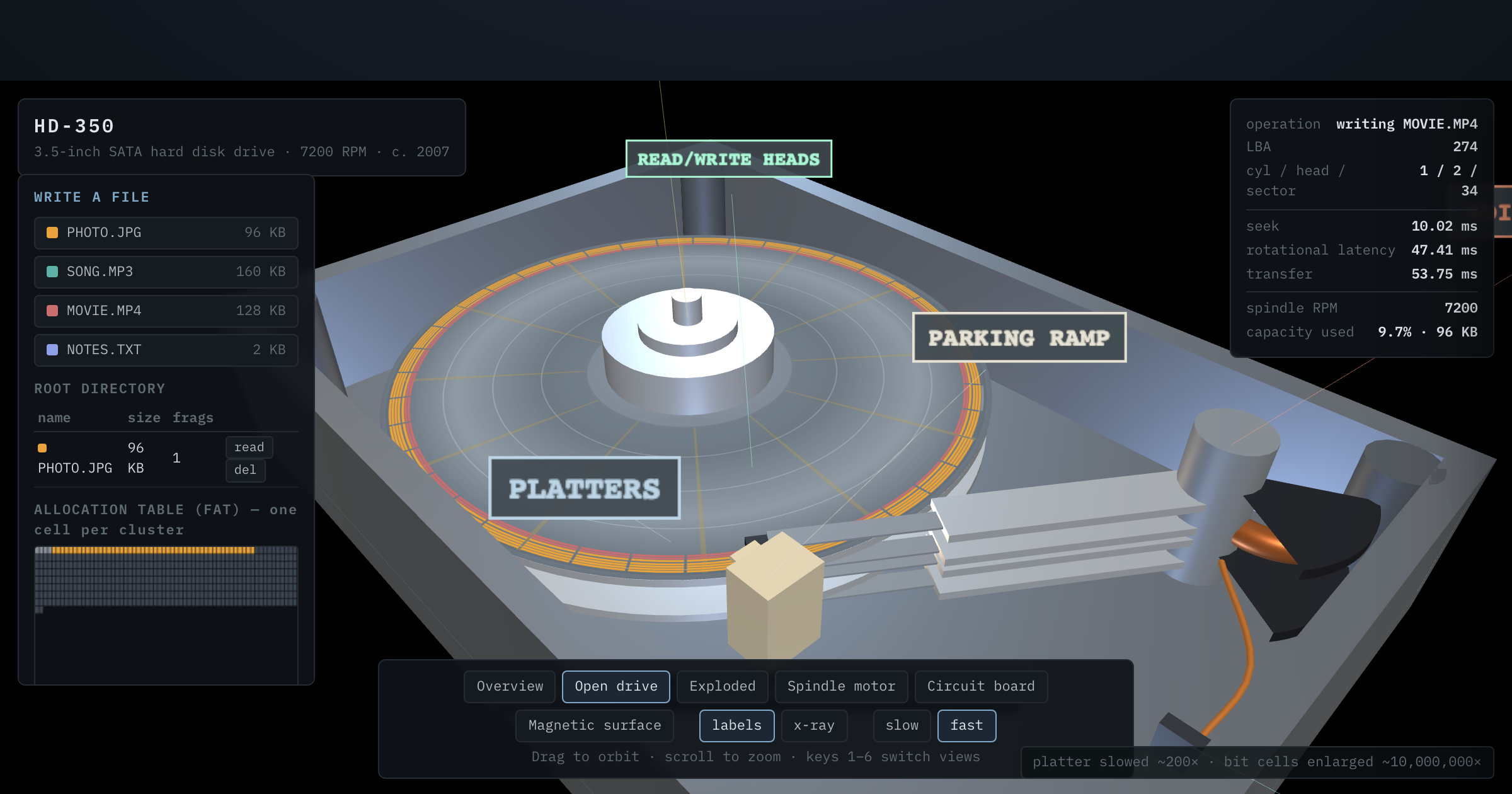 The Last Moving Part — interactive 3D exhibit